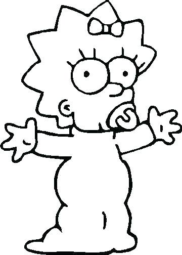 360x504 Simpsons Coloring Pages Coloring Pages The Print Coloring Pages
