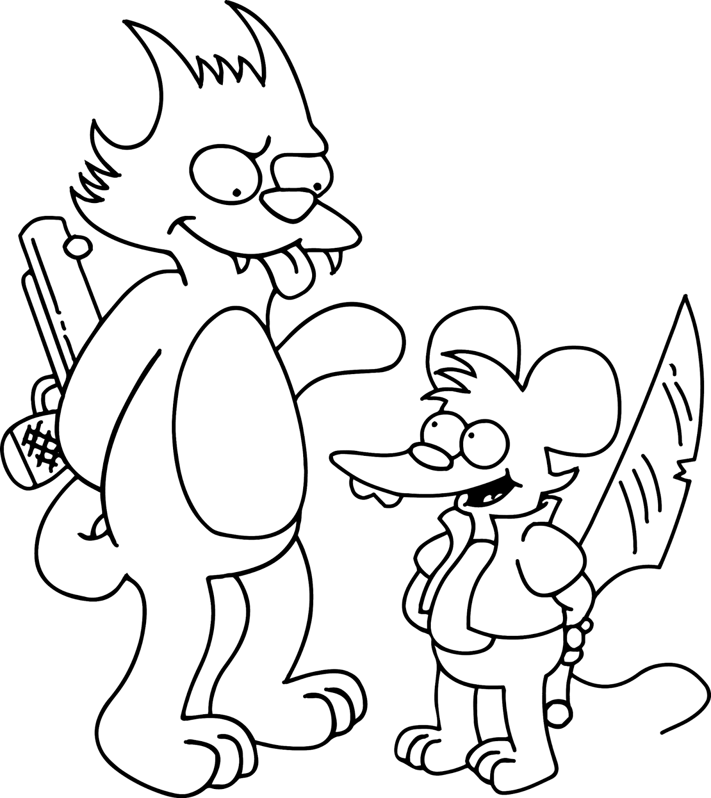 1426x1600 Unlimited Simpsons Coloring Pages With Wallpap