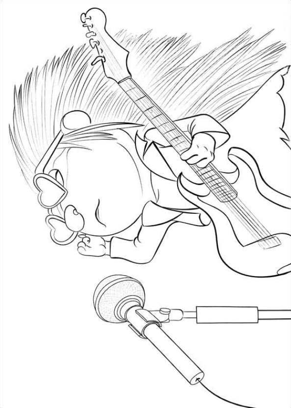 593x832 Sing Ash Coloring Pages