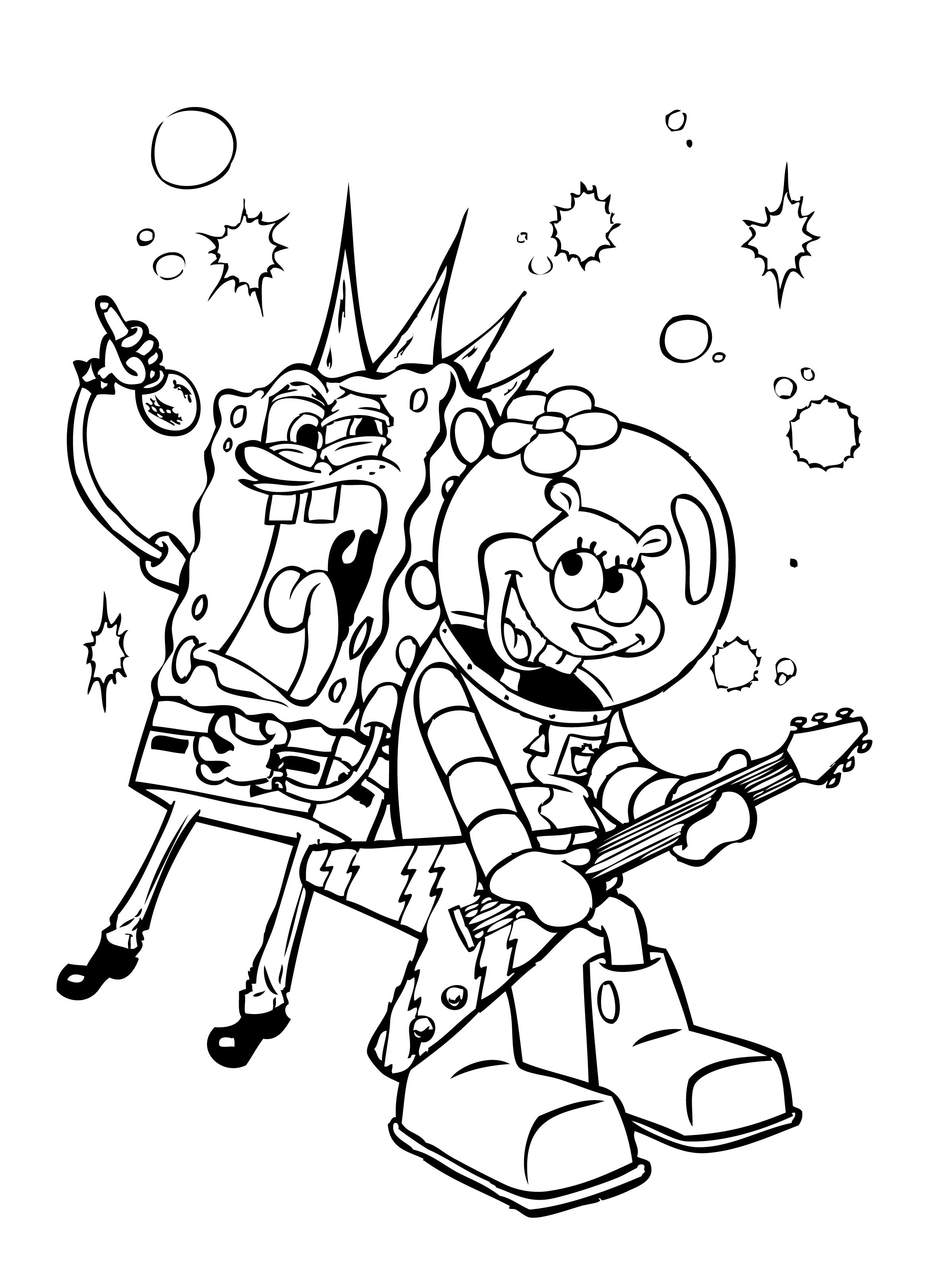 2396x3240 Spongebob Sing Coloring Pages Hd Wallpaper Spongebob To Free