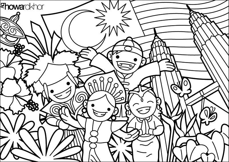 800x566 Malaysia To Color Malaysia Malaysia