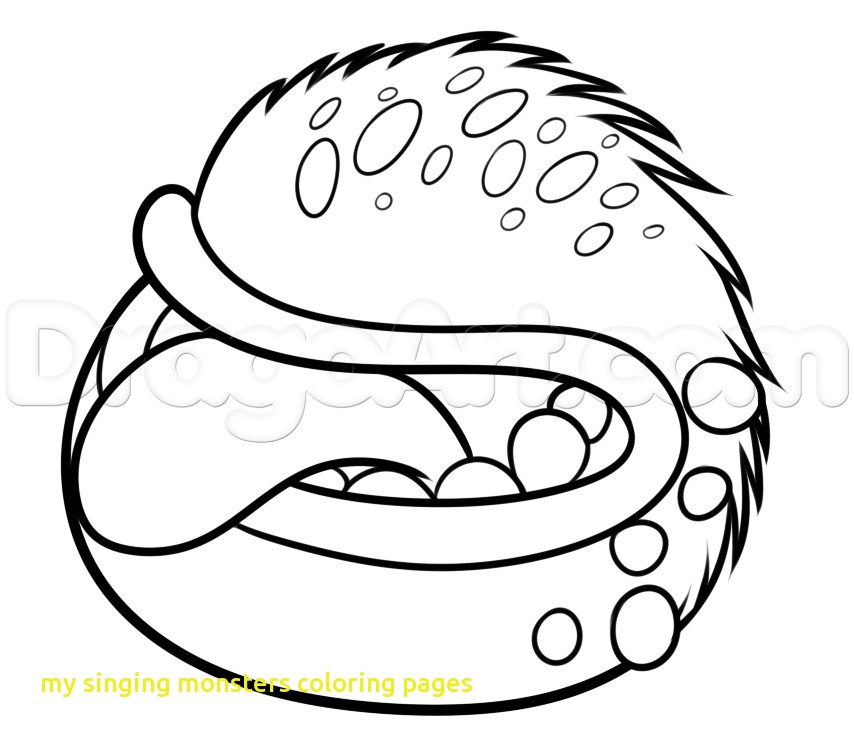 854x740 My Singing Monsters Coloring Pages Similiar My Singing Monsters