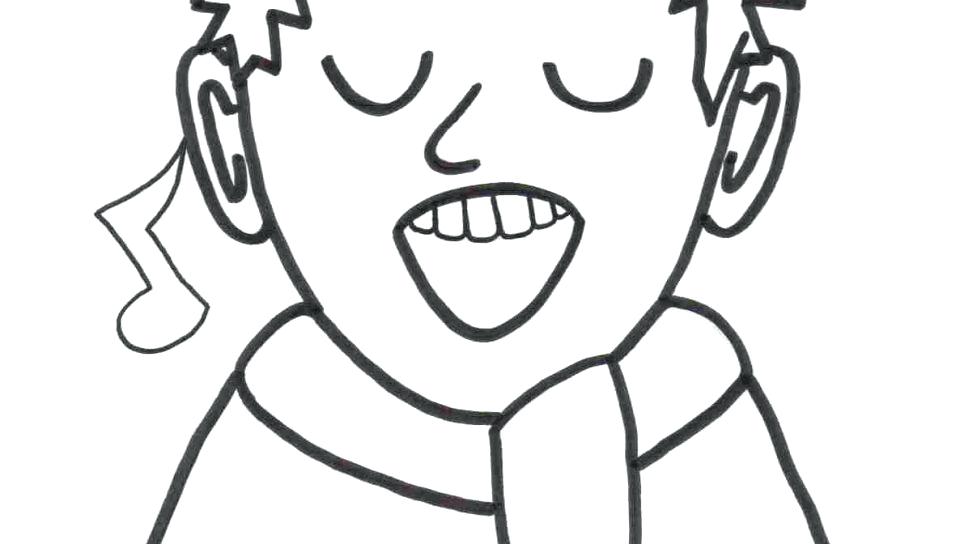 960x544 Coloring Pages For Toddler Girls Cartoon Vector Of Couple Singing