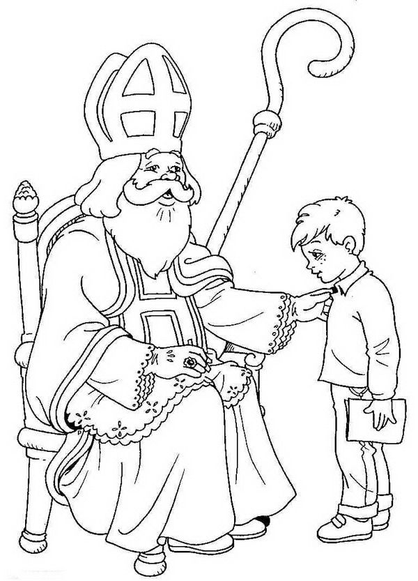 600x833 Sinterklaas Coloring Pages 2689118