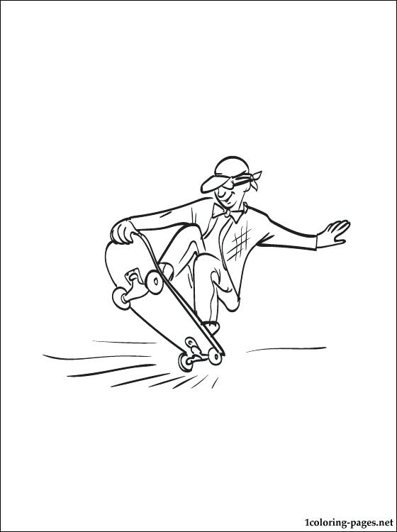 560x750 Skateboard Coloring Pages Coloring Page Skateboard Skateboarding
