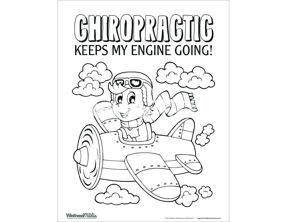 1000x773 Skeletal System Coloring Pages Chiropractic Coloring Pages