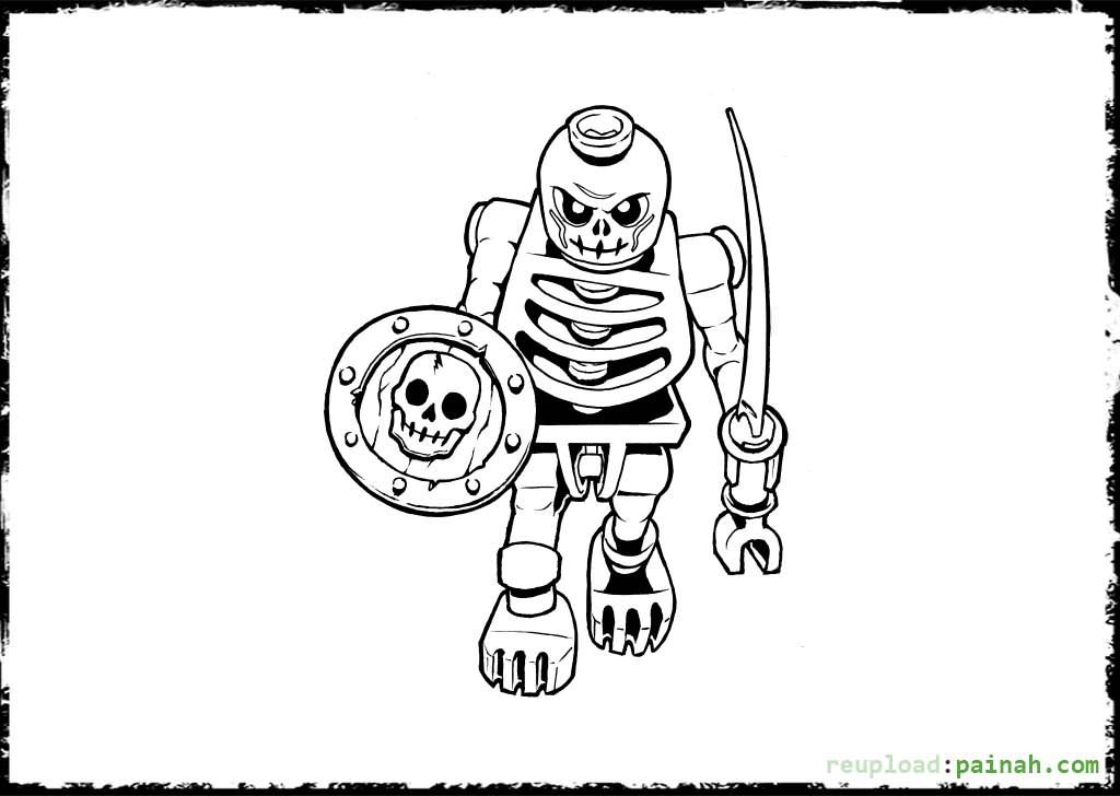 1024x728 Pirate Skeleton Coloring Pages