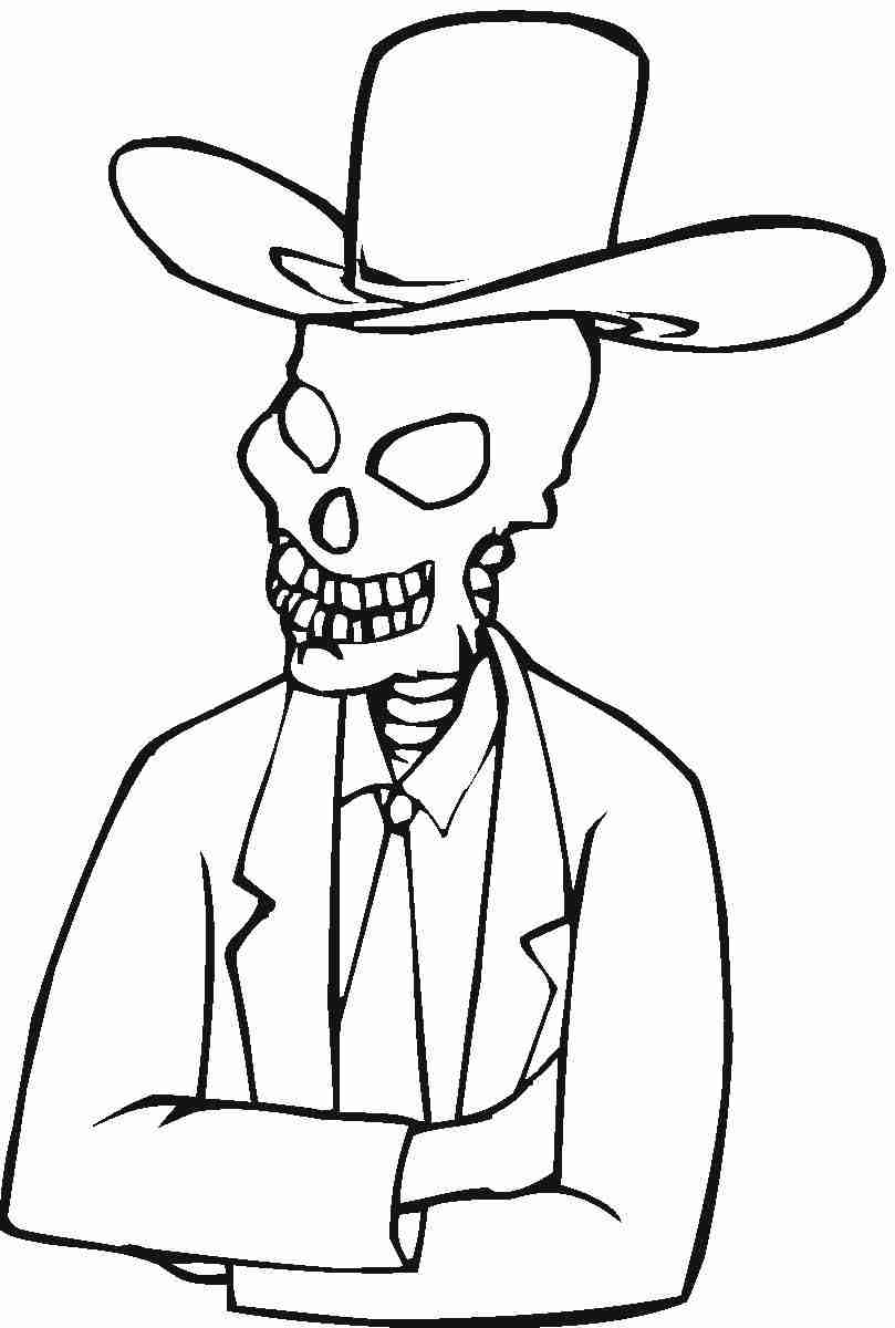 809x1200 Contemporary Decoration Skeleton Coloring Pages Free Printable
