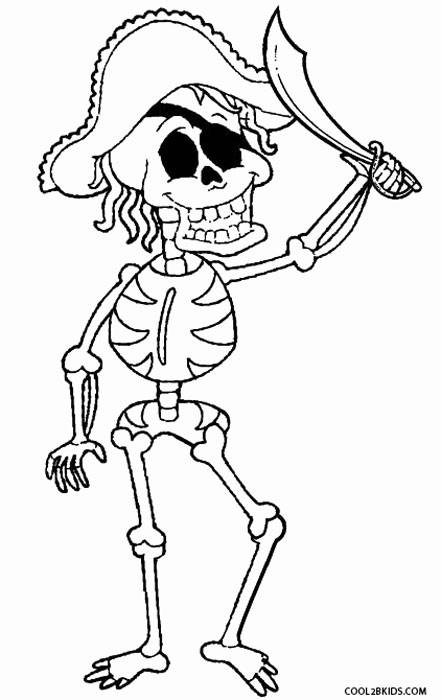 441x700 Skeleton Coloring Pages