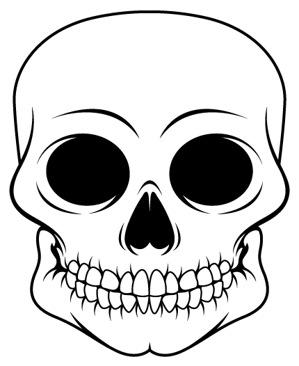 430x526 Sugar Skull Design Template Pseudo Sugar Skull From Start