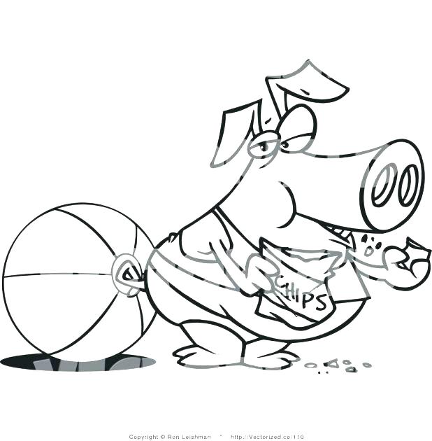 618x630 Coloring Pages Fascinating Pig Outlines Cu On Skeleton Pig Face