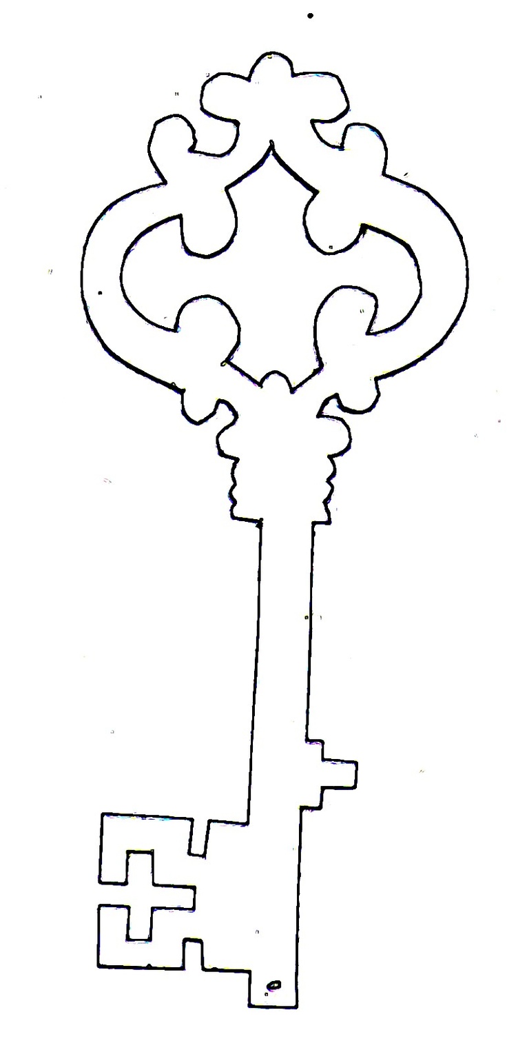 736x1510 Key Coloring Page Printable For Letter K Drawing Kids Computer