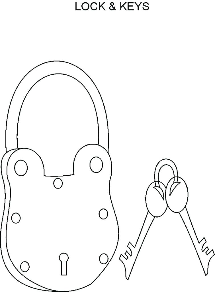 755x1024 Key Coloring Pages Key Coloring Page With Wallpapers High Quality