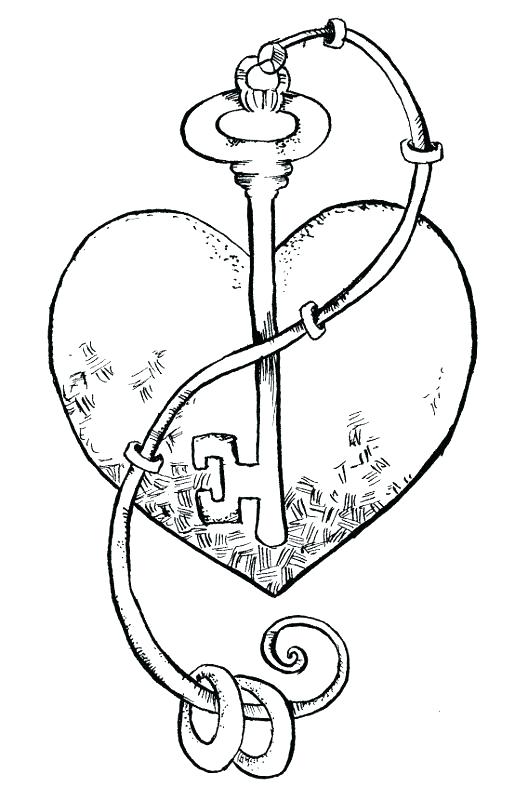 528x800 Key Coloring Pages Key Coloring Pages Key To My Heart Coloring