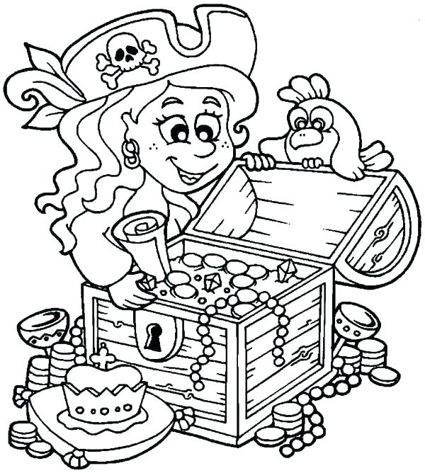 600x668 Pirate Color Page Pirate Ship Coloring Sheet Pirate Coloring Book