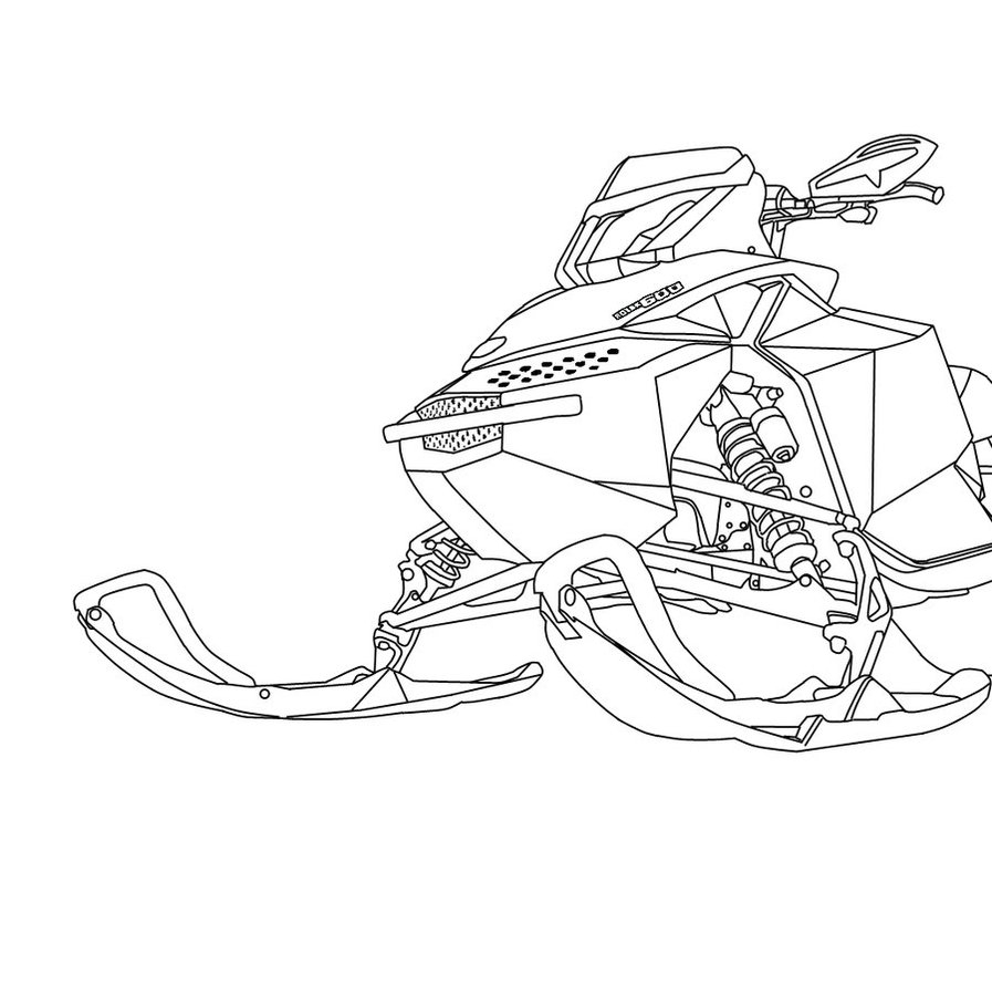 Ski Doo Coloring Pages