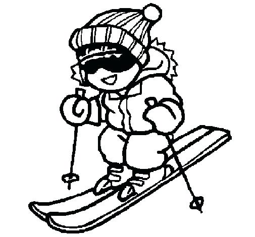 505x470 Goofy Going Skiing Coloring Page Or Goofy Going Skiing Coloring
