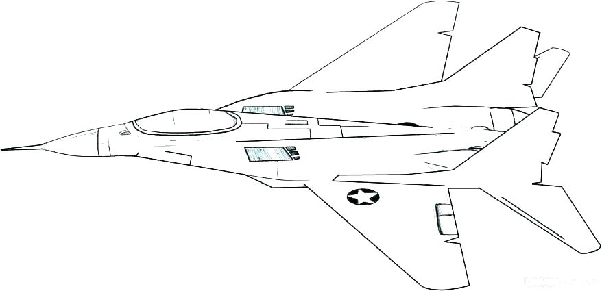 878x425 Planes Coloring Pages Fighter Jet Coloring Page Air Force 1