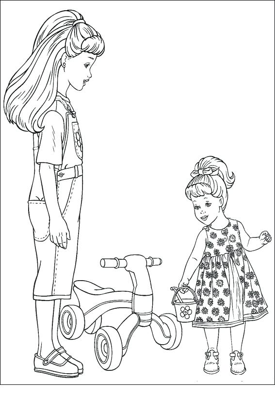 567x819 Skipper Coloring Pages Pin Barbie Skipper 2 On Barbie Skipper