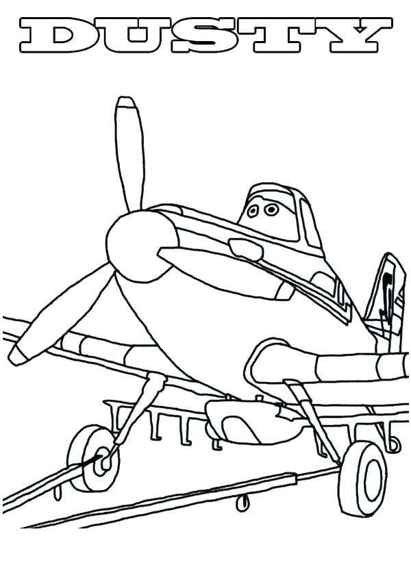 600x840 Dusty Coloring Page