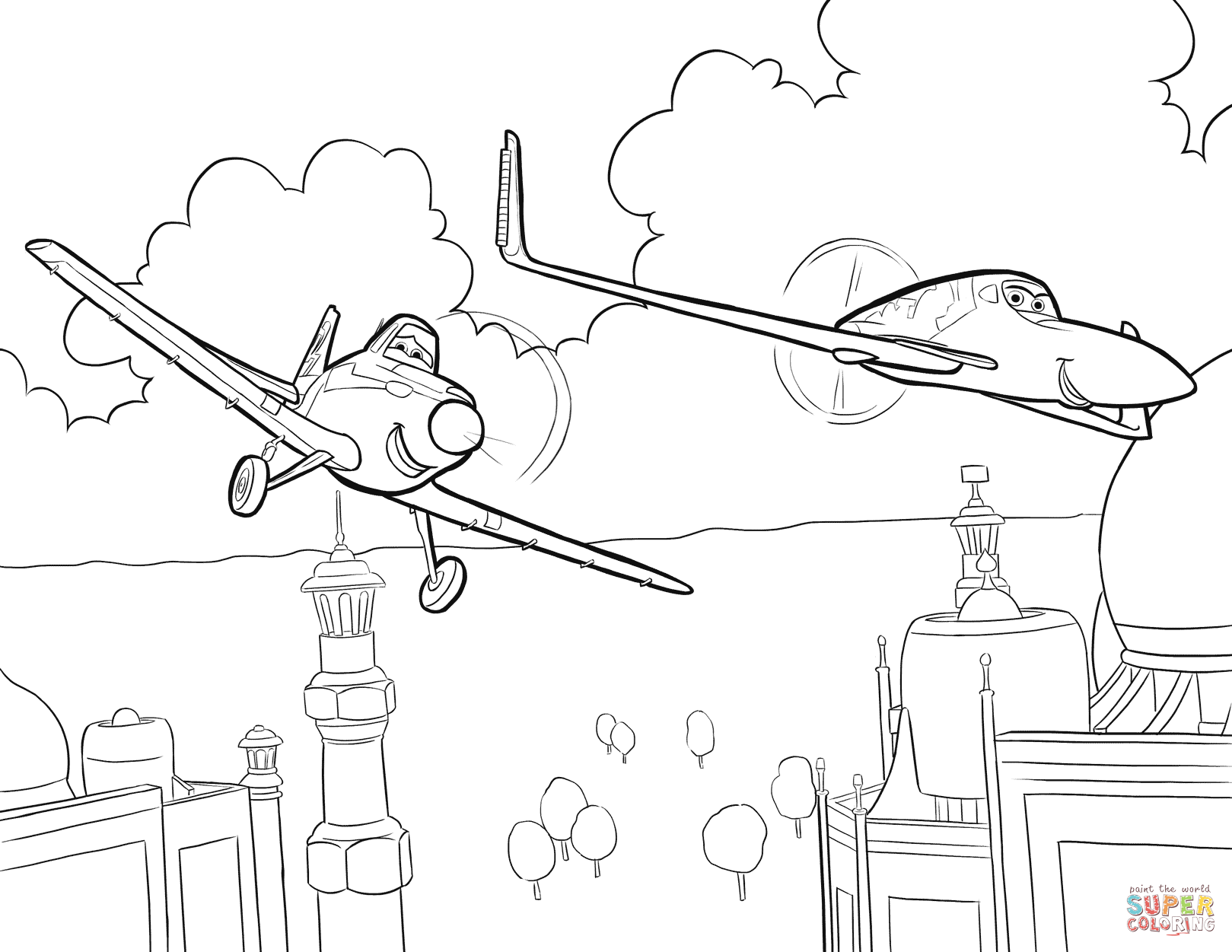 1619x1251 Plane Coloring Page Disney Planes Pages Free Arilitv Plane Plane