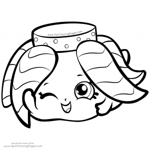 300x300 Fiona Fairy Skirt Shopkins Season 7 Coloring Page Shopkins