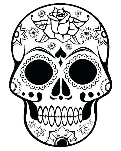 400x500 Skull Coloring Pages To Print Skull Coloring Pages To Print