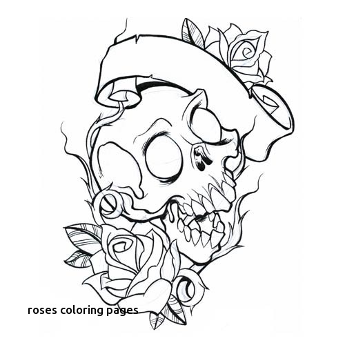 500x500 Skull Tattoo Coloring Pages Clipart Tattoo Ideen For Roses