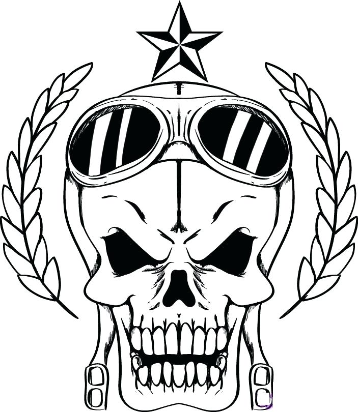 703x810 Skeleton Head Coloring Pages Skeleton Coloring Sheet Skeleton
