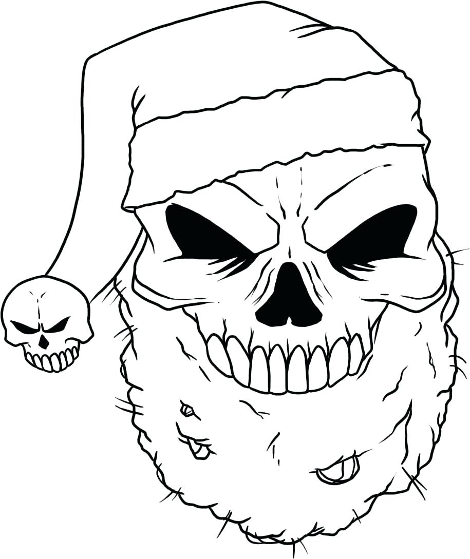 915x1089 Cool Coloring Pages Skulls Flames Page Print R