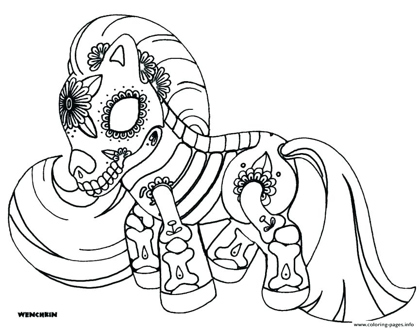 863x677 Printable Skull Coloring Pages Free Sugar Skull Coloring Pages