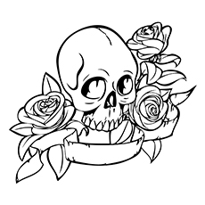230x230 Top 15 Skull Coloring Pages For Your Little One