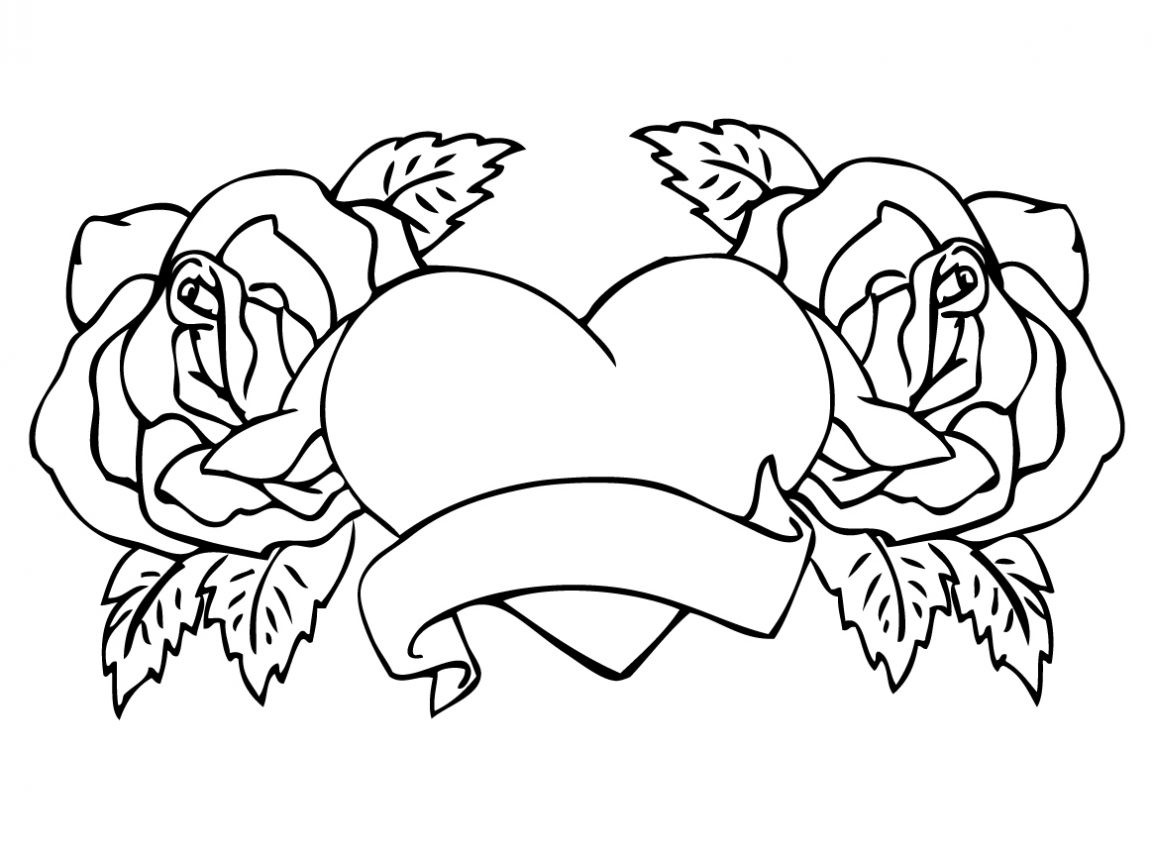 1152x864 Best Of Skull And Roses Coloring Pages Collection Free Also Rose