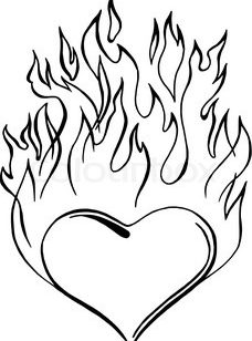 228x308 Flames Coloring Pages. Cheetah Print How To Draw Drawing Flames