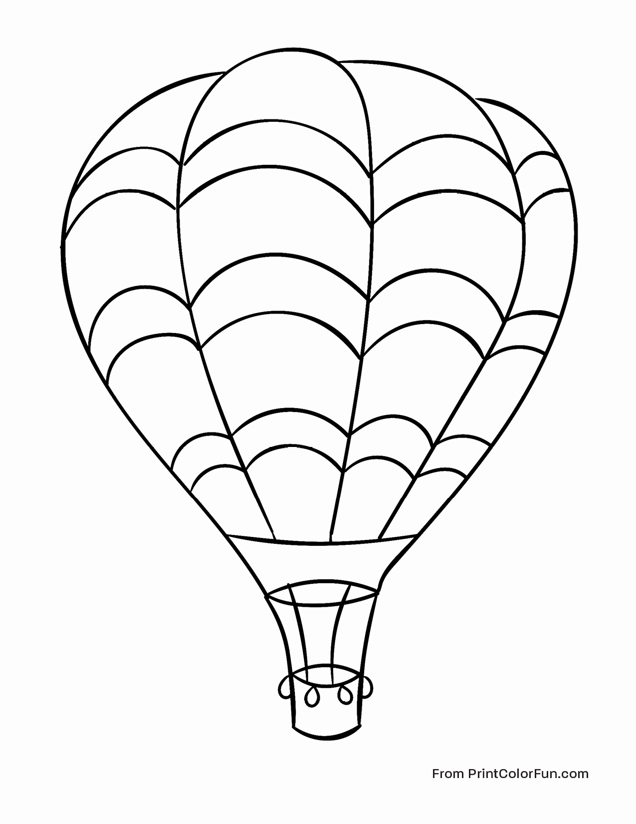 1275x1650 Hot Air Balloon Coloring Page New Huge Hot Air Balloon Flying