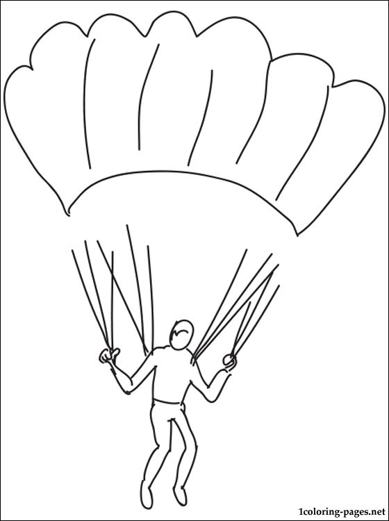 560x750 Parachuting Or Skydiving Coloring Page Coloring Pages