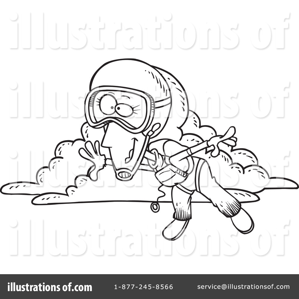 1024x1024 Skydiving Clipart