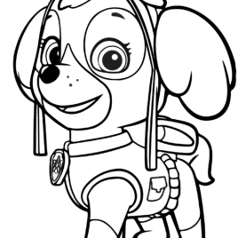 268x268 Paw Patrol Coloring Pages Color Zini Coloring Pages Paw Patrol