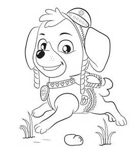 274x300 Skye Paw Patrol Coloring Pages Sketch Template Psi Patrol