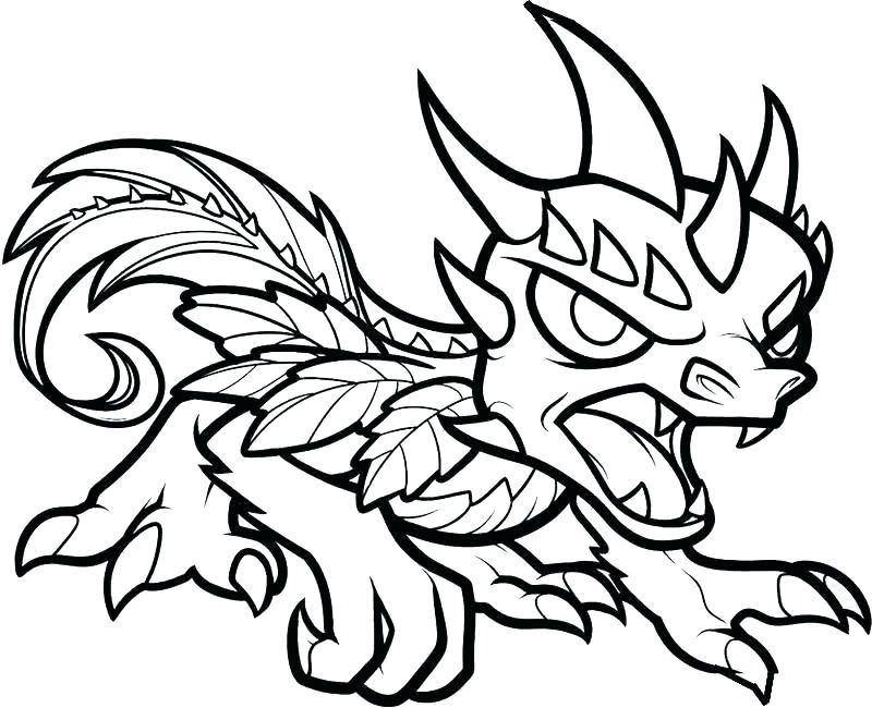 800x650 Skylanders Coloring Pages