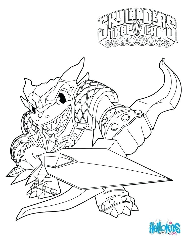 736x951 Skylander Coloring Games Trap Team Coloring Pages Snap Shot
