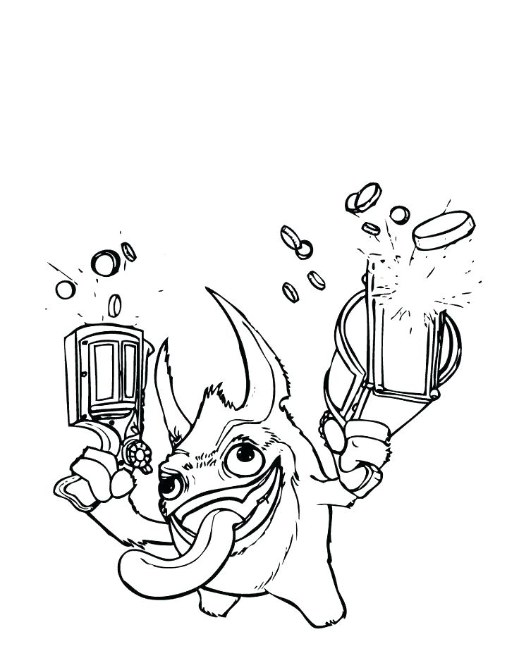 736x951 Skylander Coloring Pages Printable Coloring Pages Of Coloring