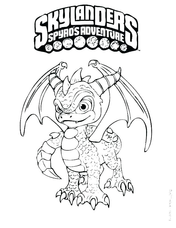 618x799 Coloring Pages Of Skylanders