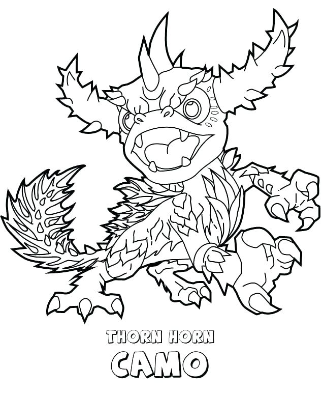 636x776 Free Skylanders Coloring Pages Free Printable Coloring Pages Thorn