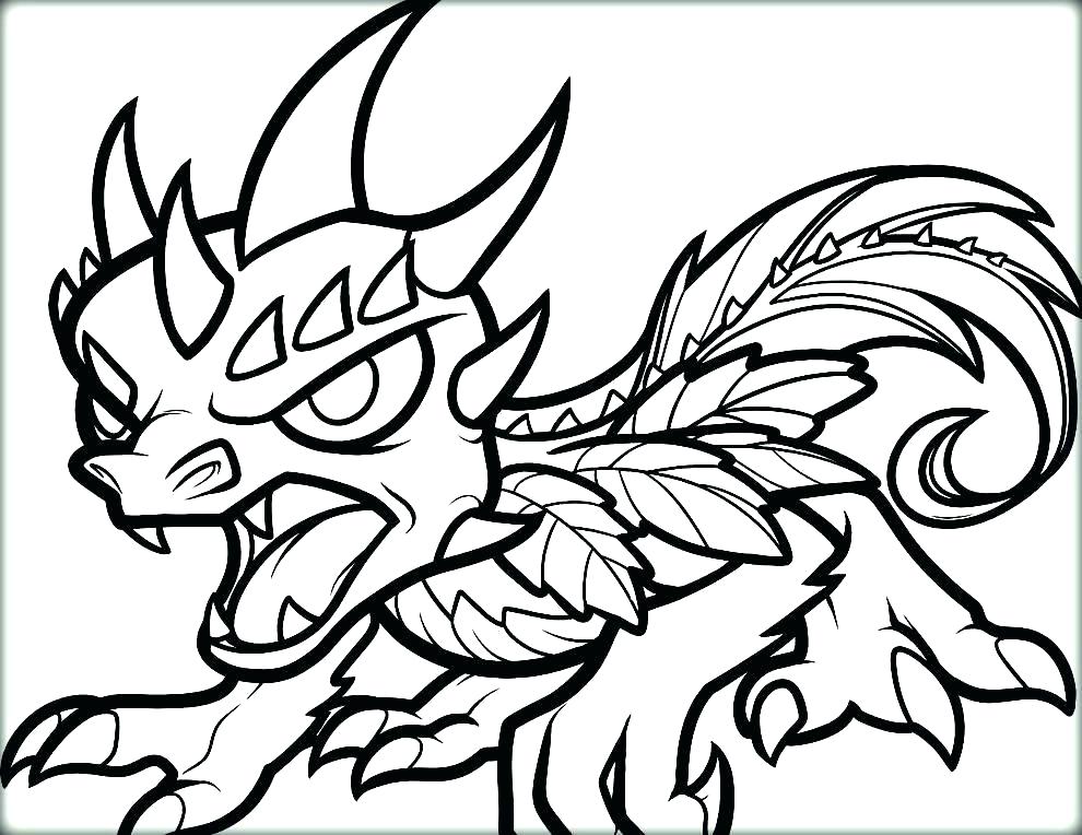 990x764 Hot Dog Skylander Coloring Page Coloring Pages Printable Giants