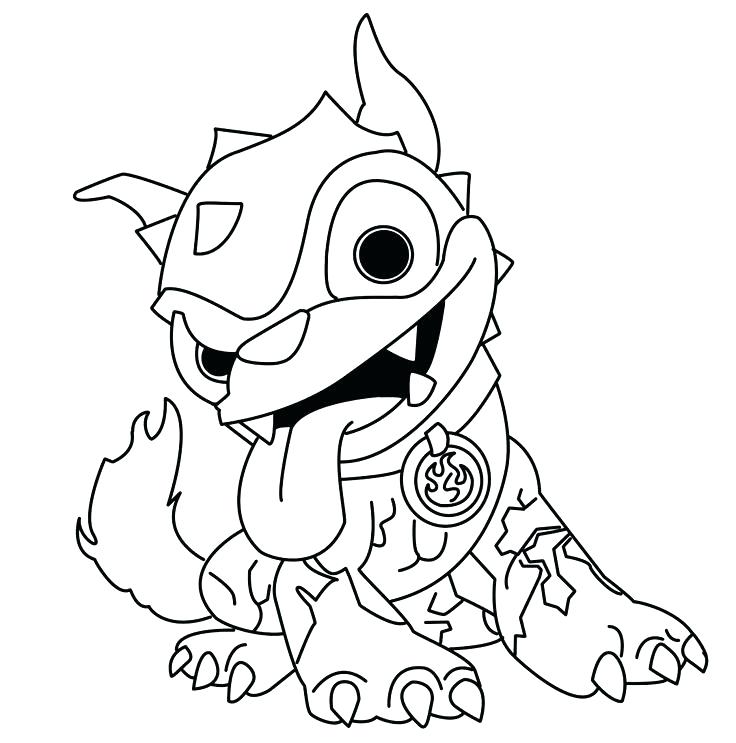 736x743 Skylander Coloring Pages Tree Rex Coloring Pictures Lovely