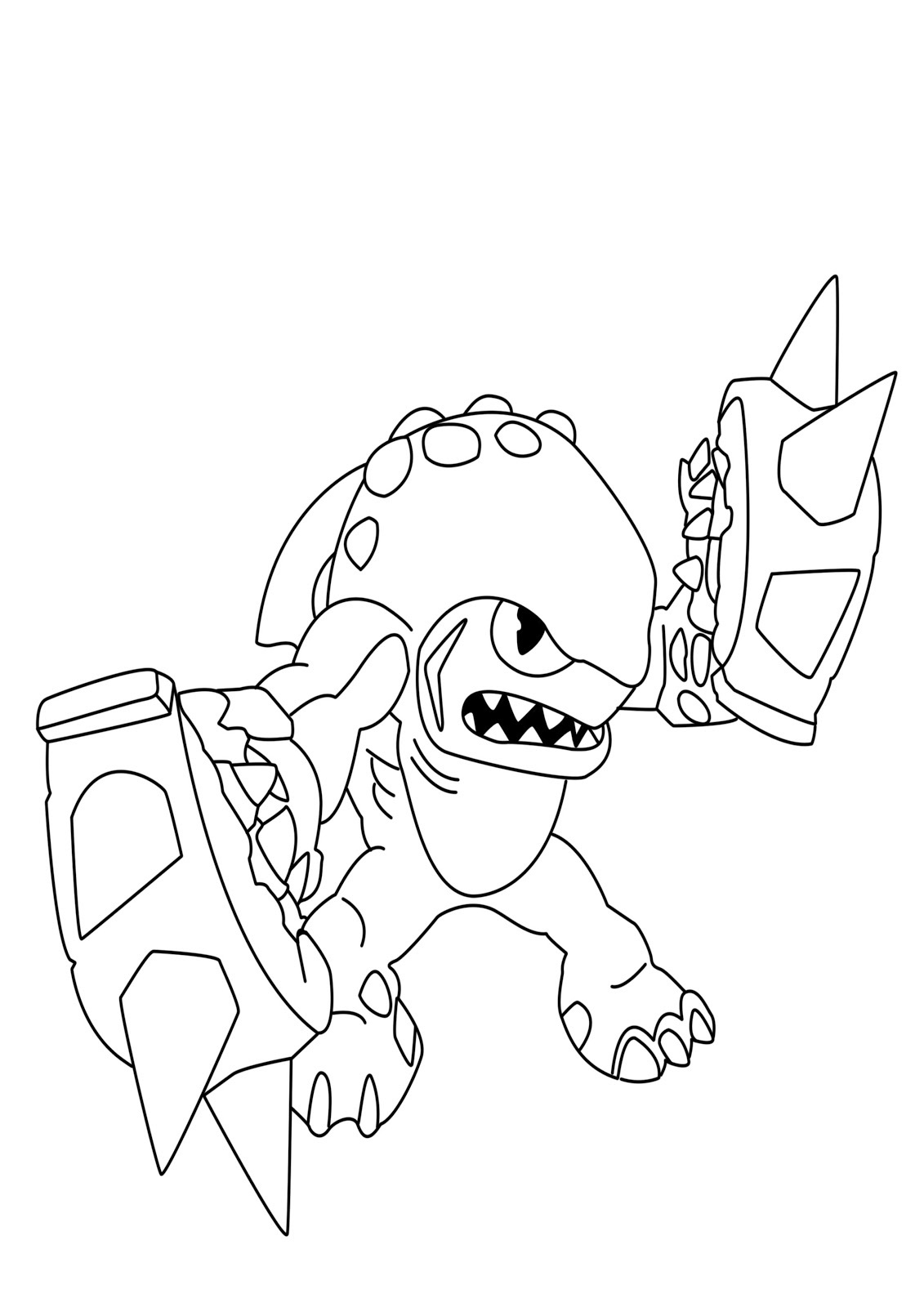 1131x1600 Skylanders Giants Life Series2 Stealth Elf Coloring Pages Free