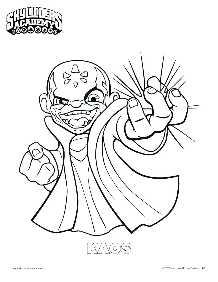 736x952 Skylanders Coloring Pages Printable