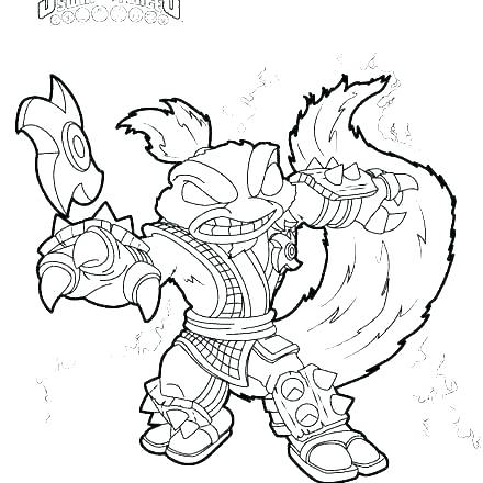 440x440 Skylander Coloring Pages To Print Coloring Pages Printable