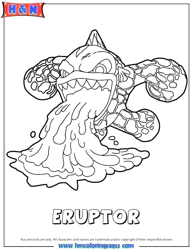 670x867 Skylanders Giants Colouring Pages Printable Coloring Also To Print
